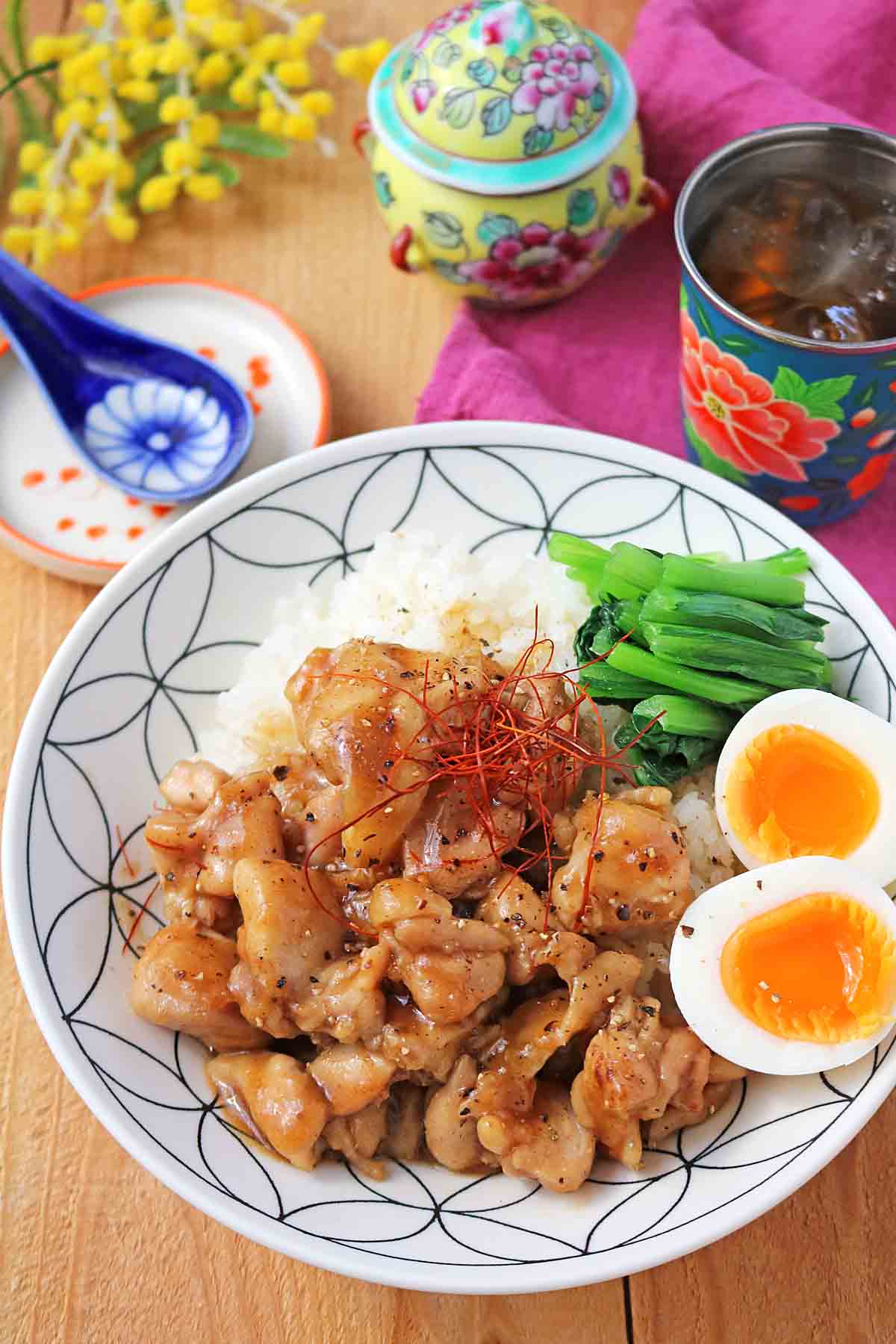 鶏ルーローハン1