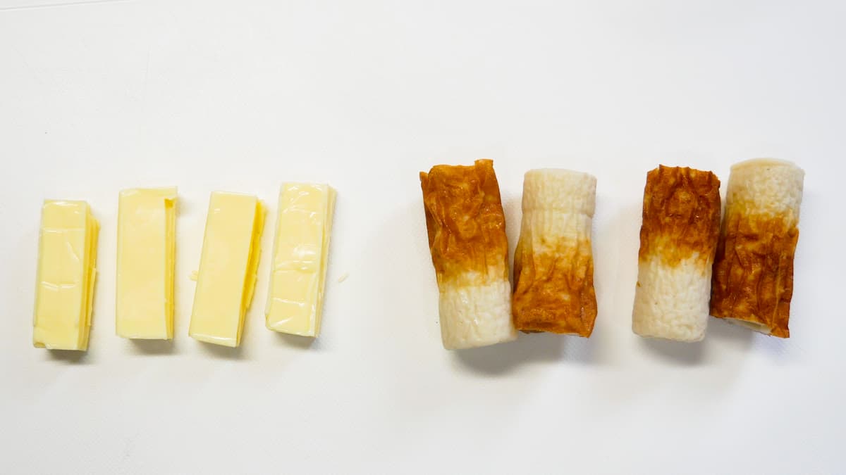キムチチーズのちくわボート行程1