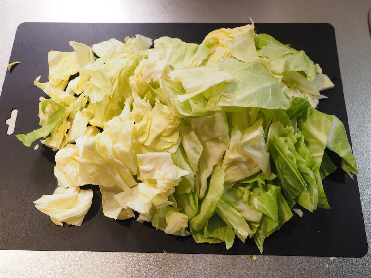 鶏むね肉と早生キャベツの炒め南蛮