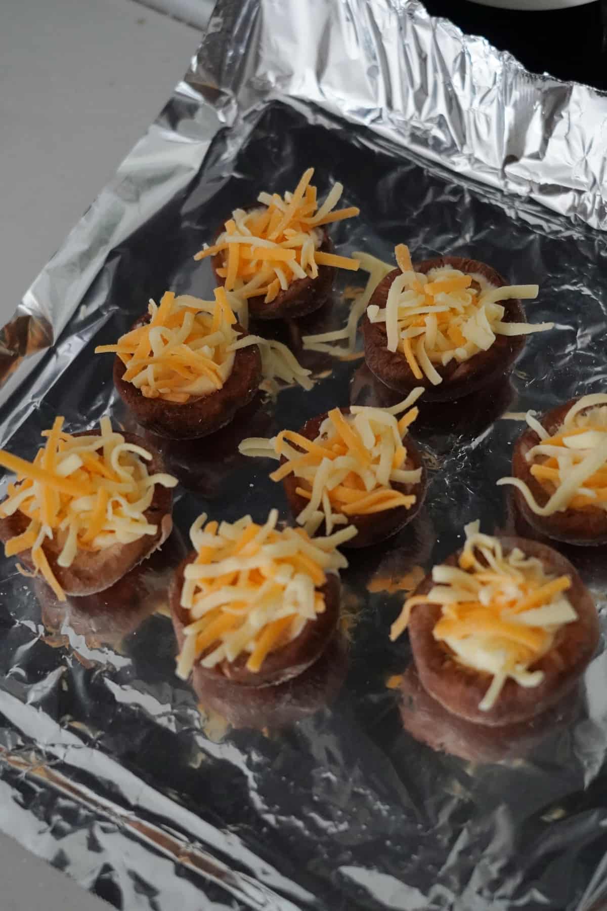 「しいたけのマヨチーズしょうゆ焼き」