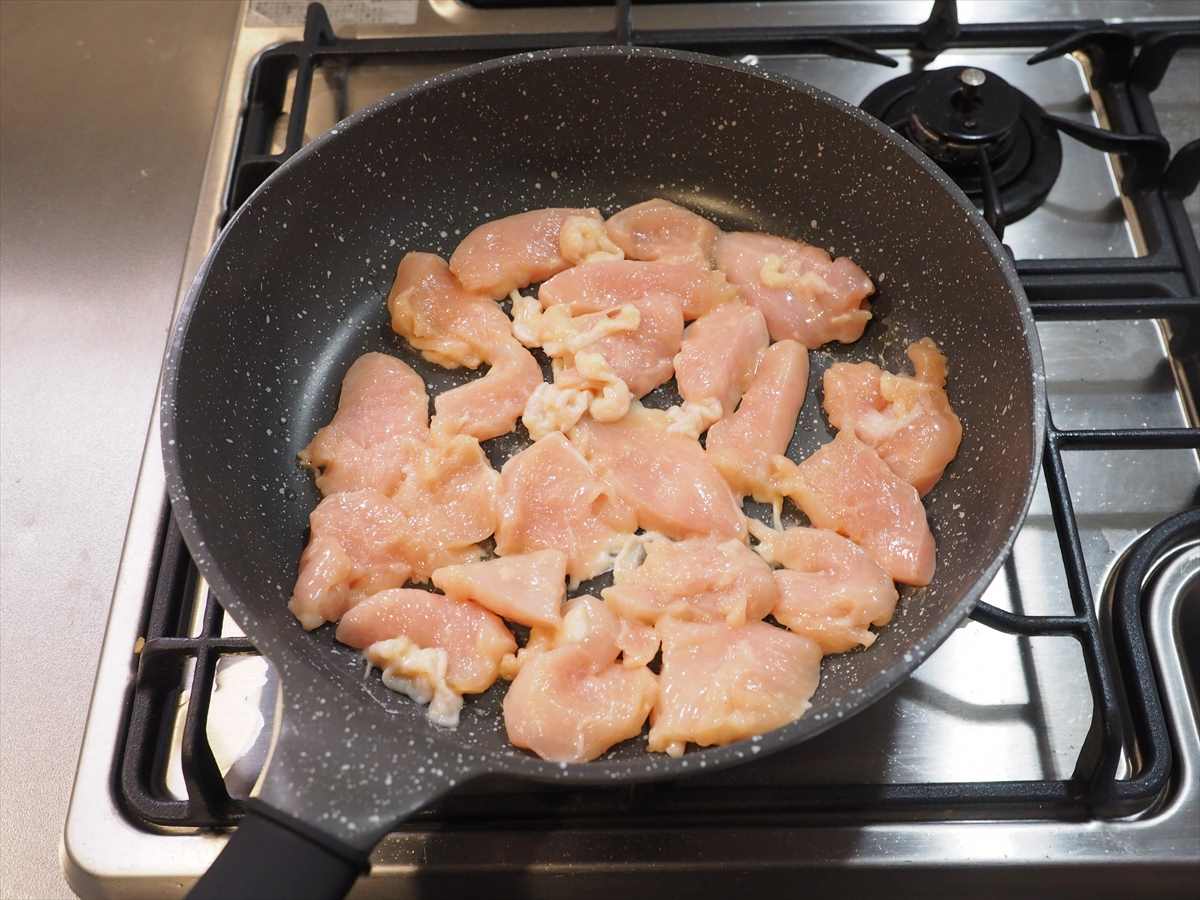 鶏むね肉と新たけのこの土佐煮