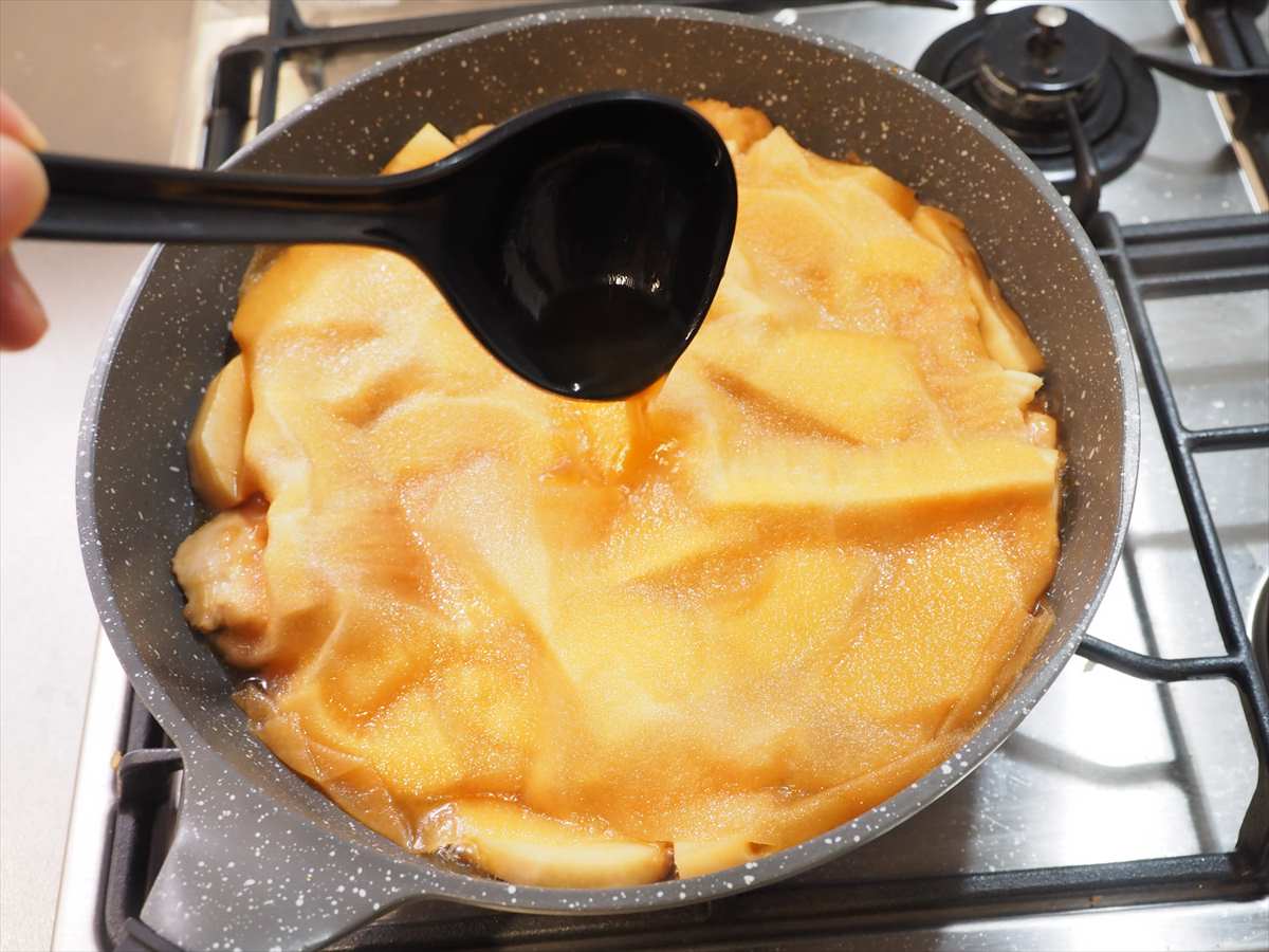 鶏むね肉と新たけのこの土佐煮