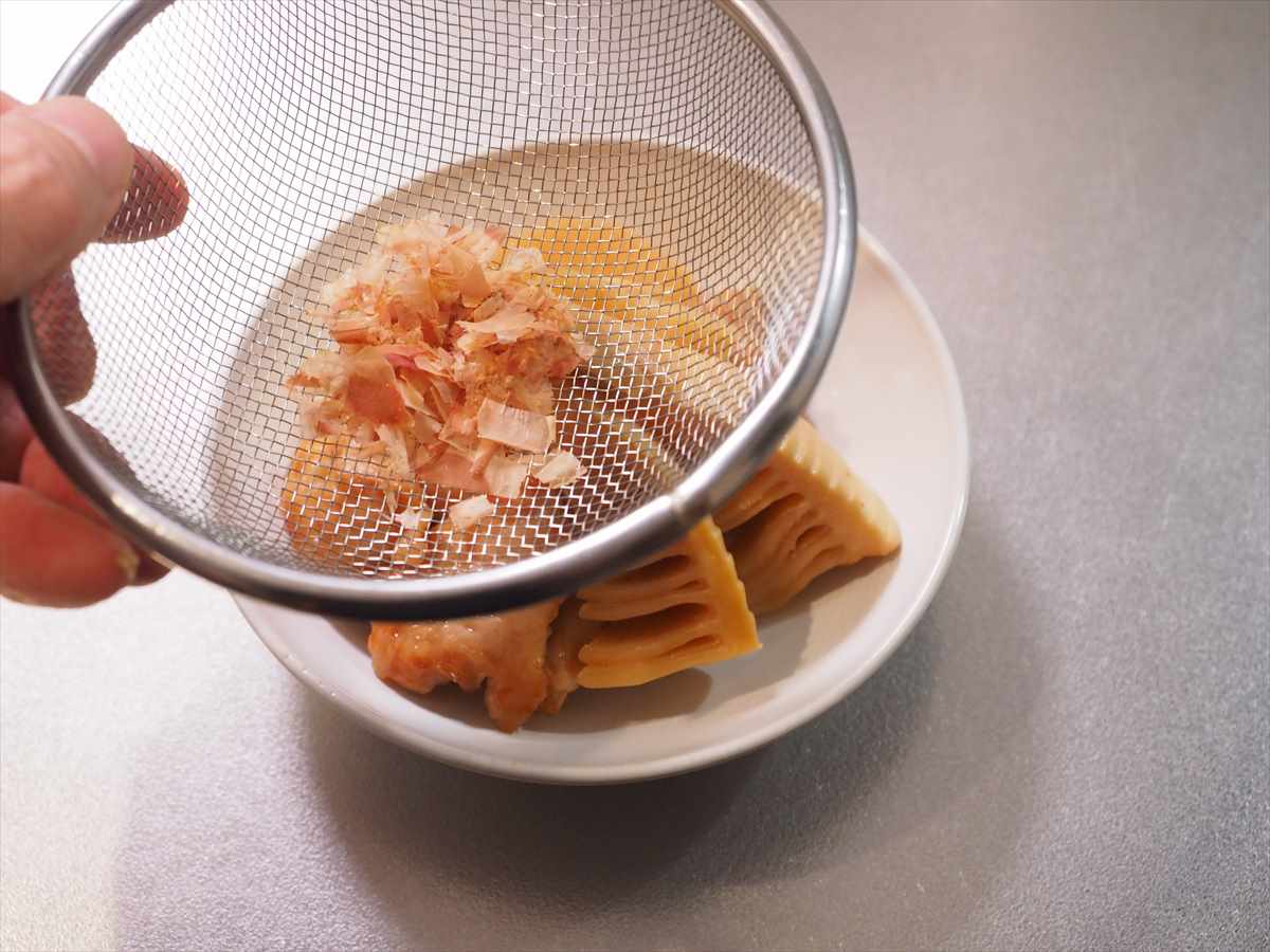 鶏むね肉と新たけのこの土佐煮