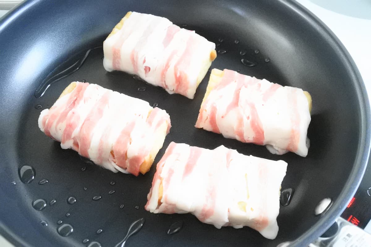 厚揚げの肉巻き