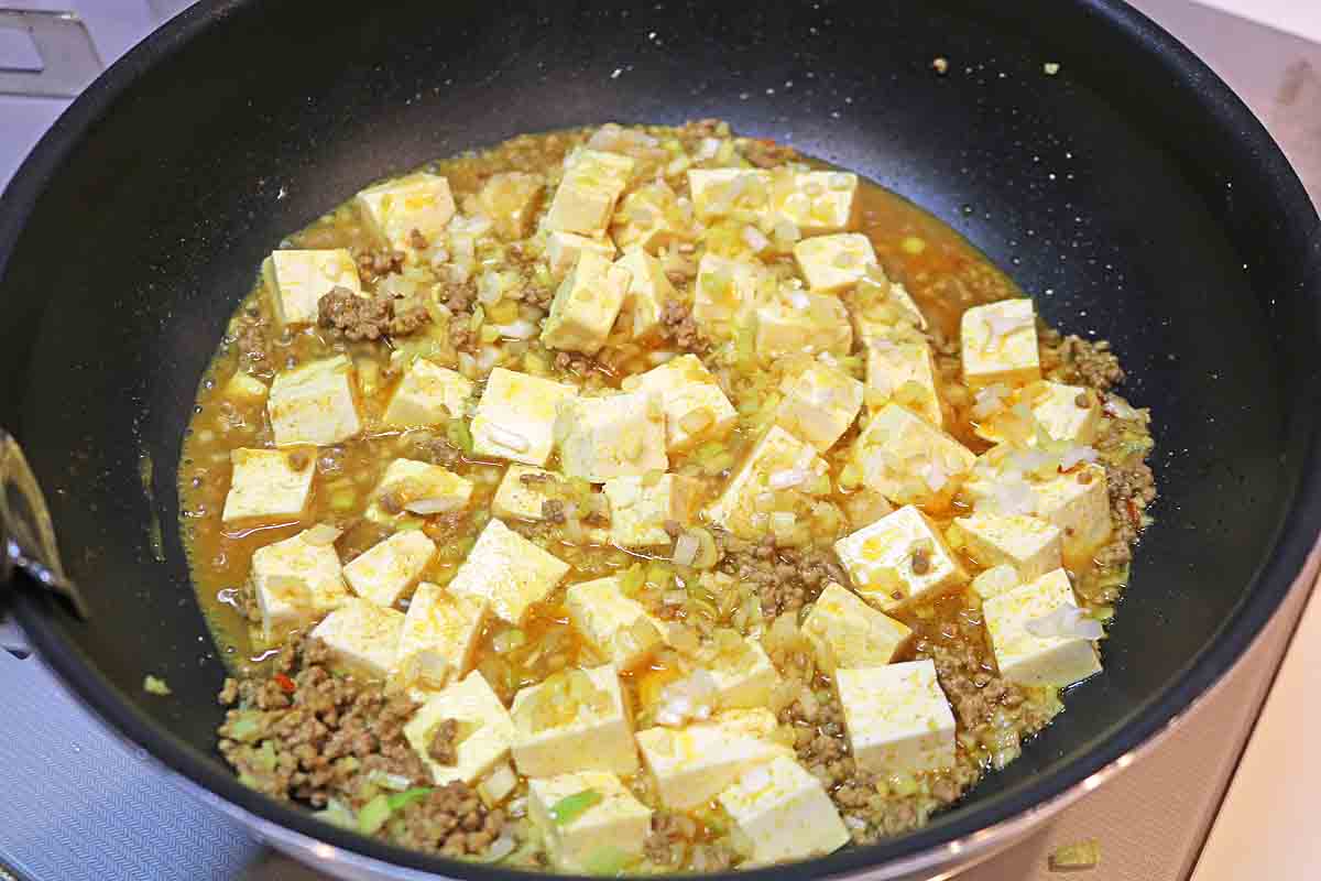 麻婆カレー豆腐5