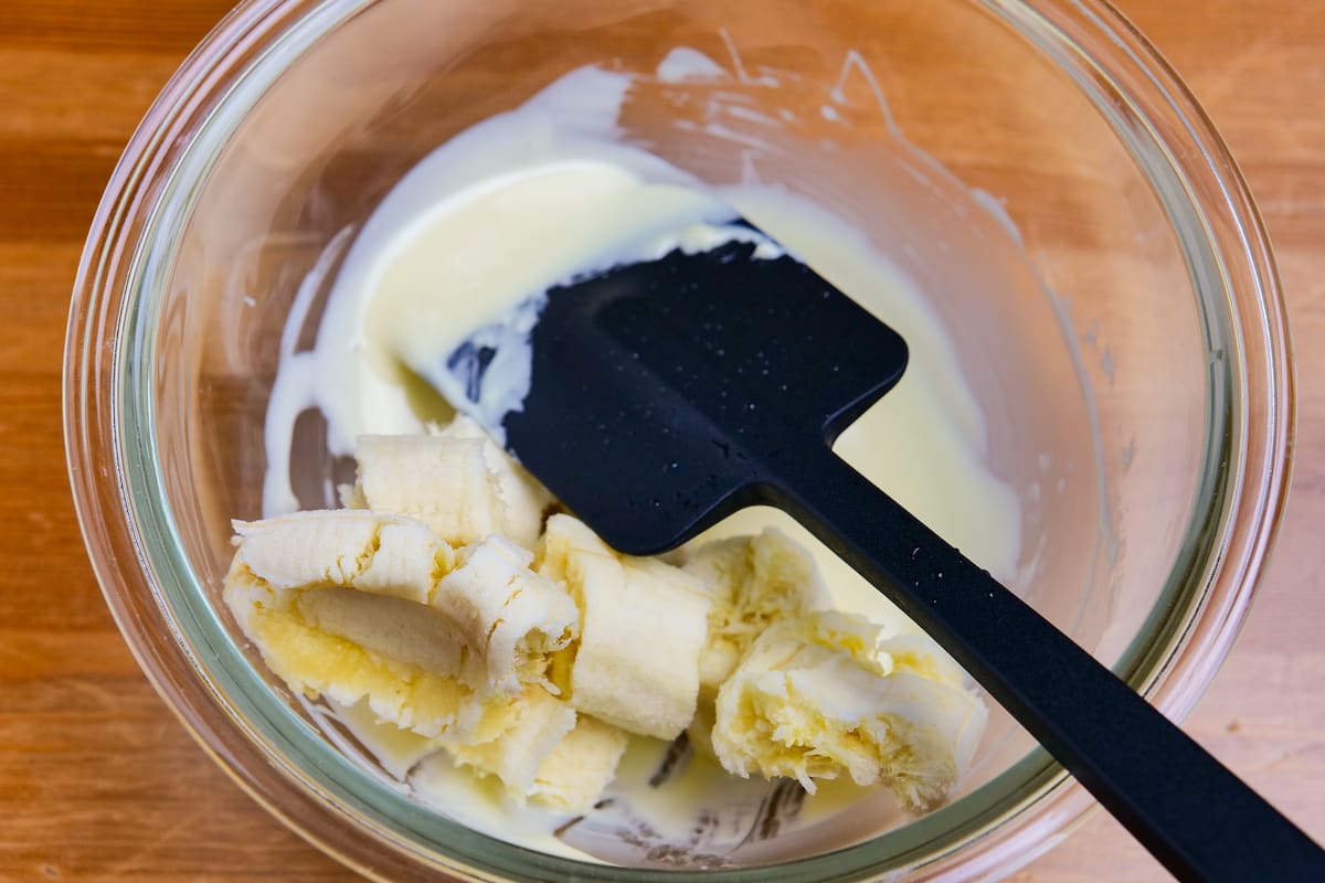バナナチーズサンド作り方