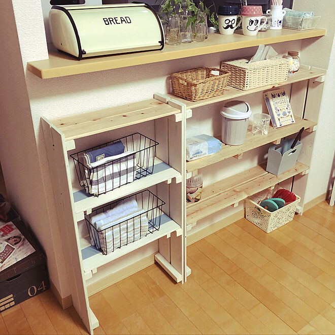 キッチンカウンター下の活用アイデア