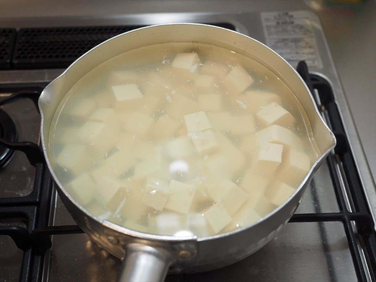 半熟たまごの鶏麻婆豆腐