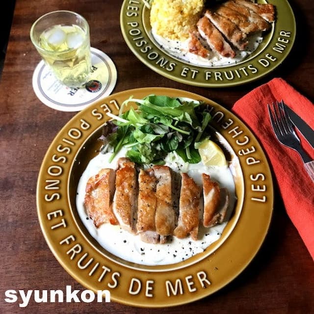 ほぼ材料5つ!「こんがりチキンのレモンクリームソース」【テレビ紹介レシピ】