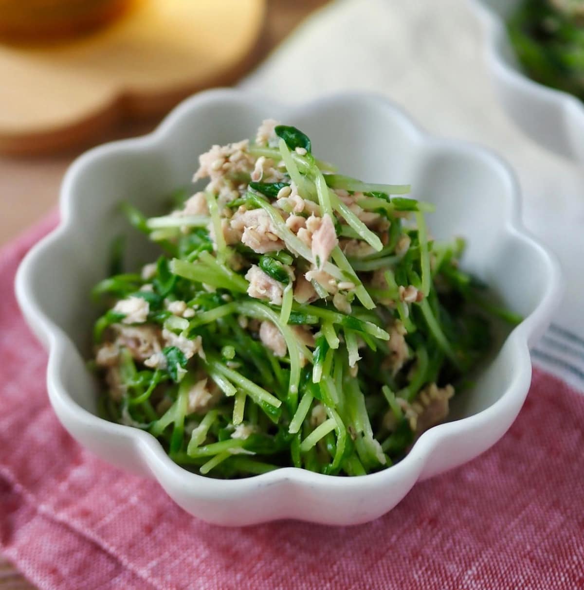 食材2つでOK!「豆苗×ツナ」のパパッと作れる副菜レシピ