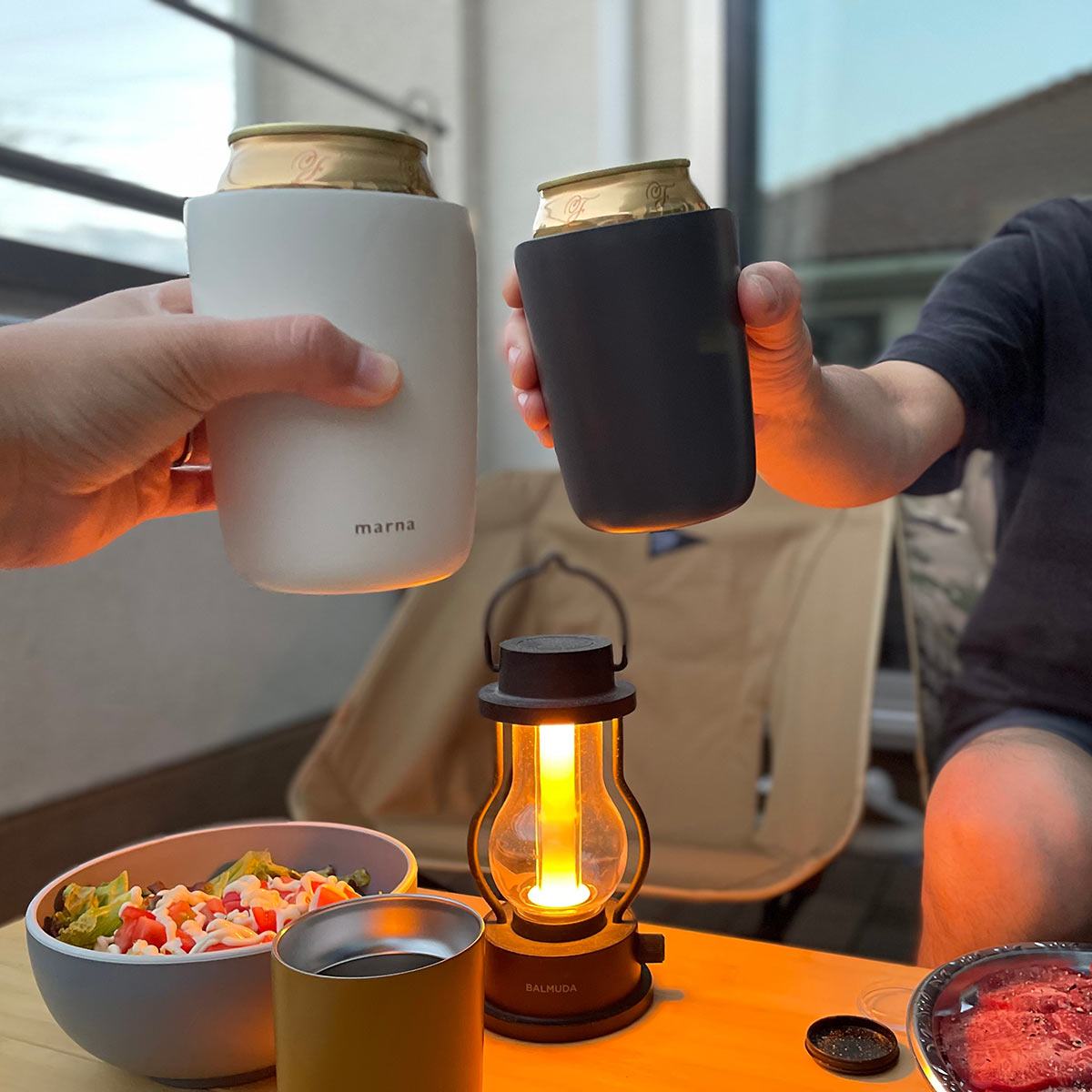 マーナ 2in1 缶クーラー／MARNA 保冷缶ホルダー