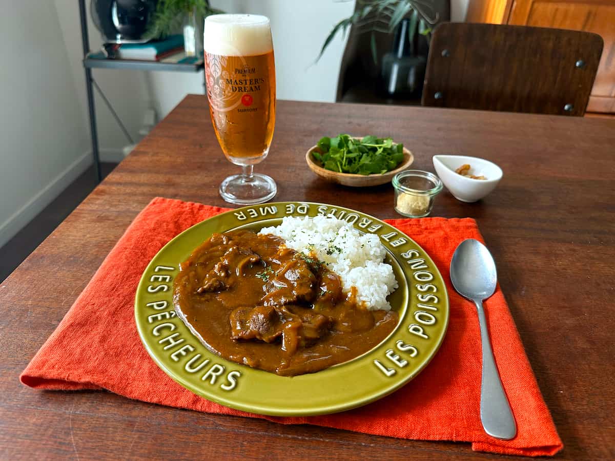 山本ゆりさん「特別な日の牛肉カレー」