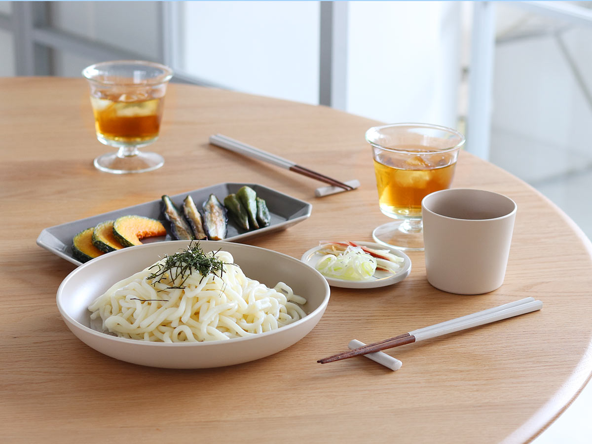 bon moment 電子レンジ＆食洗機が使える そば皿 すのこ付 プレート／ボンモマン