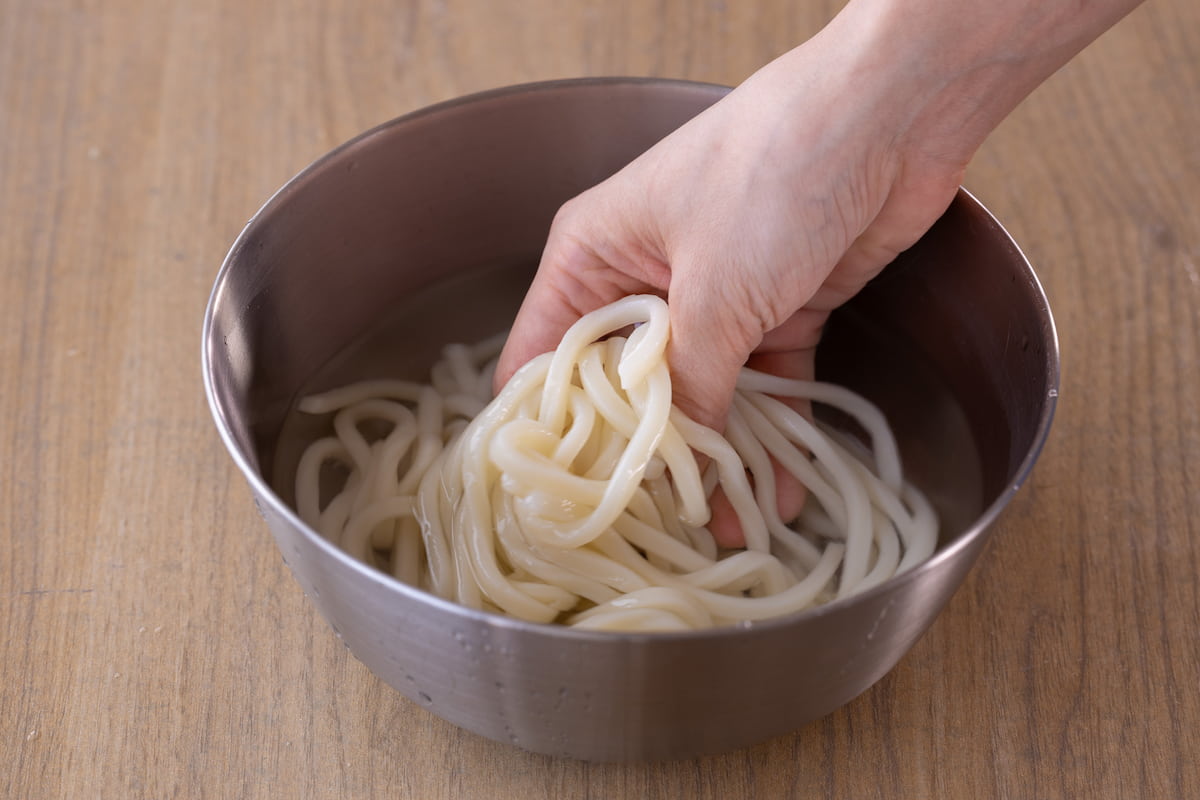 ささみ梅きゅううどん