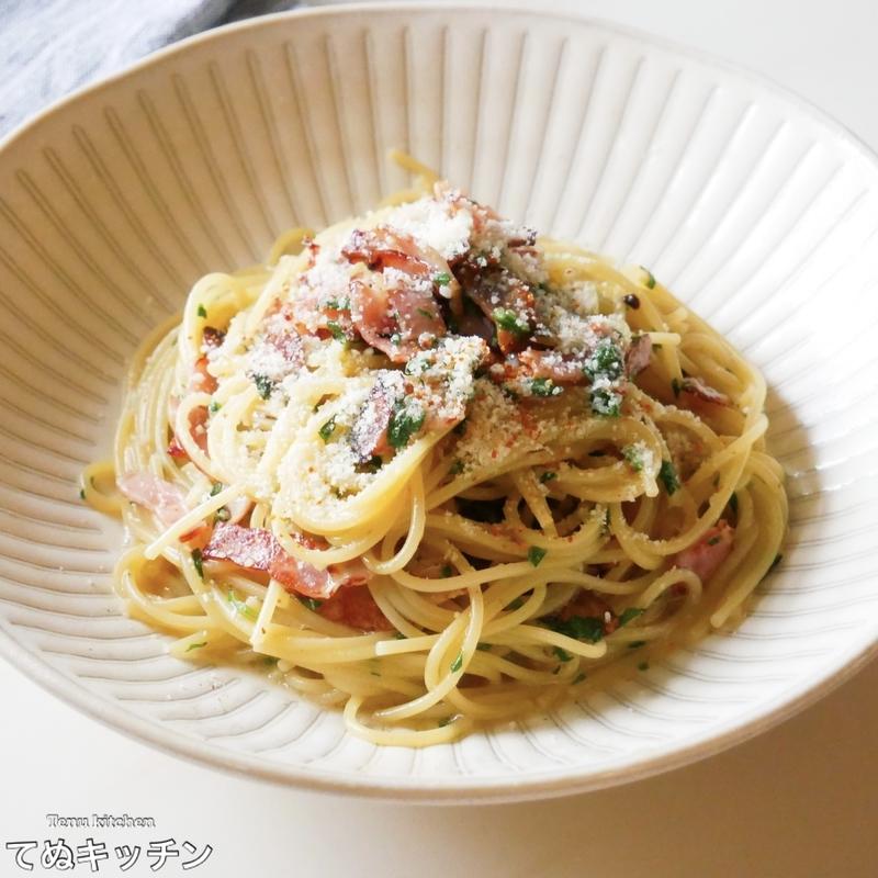 シンプルがおいしい!「ベーコン×大葉」のパスタレシピ
