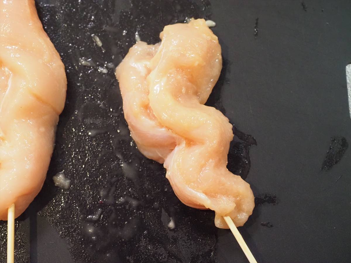 ささみの明太アボカドディップ焼き鳥