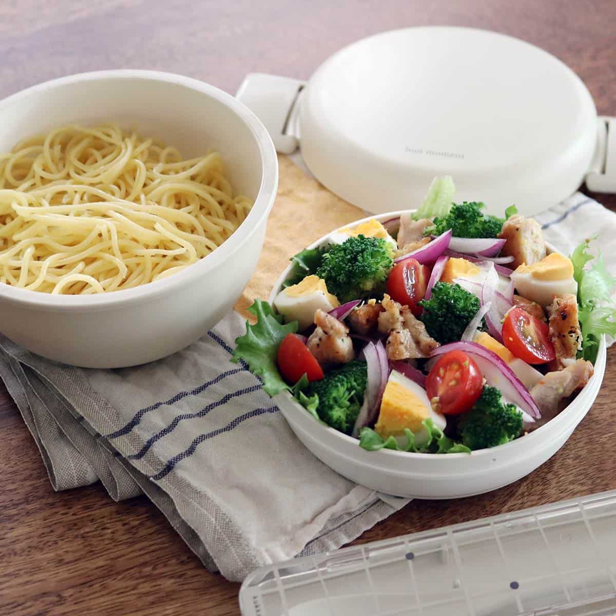 bon moment 丼・麺弁当にも使いやすい 2段ランチボウル お弁当箱 700ml/ボンモマン