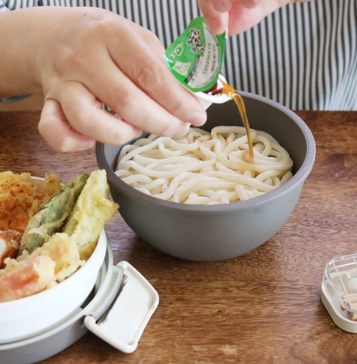 bon moment 丼・麺弁当にも使いやすい 2段ランチボウル お弁当箱 700ml/ボンモマン