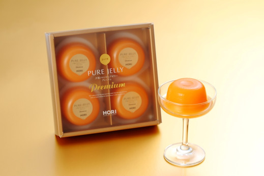 夕張メロンピュアゼリー プレミアム（95ｇ&times;4個入）／HORIオンラインショップ