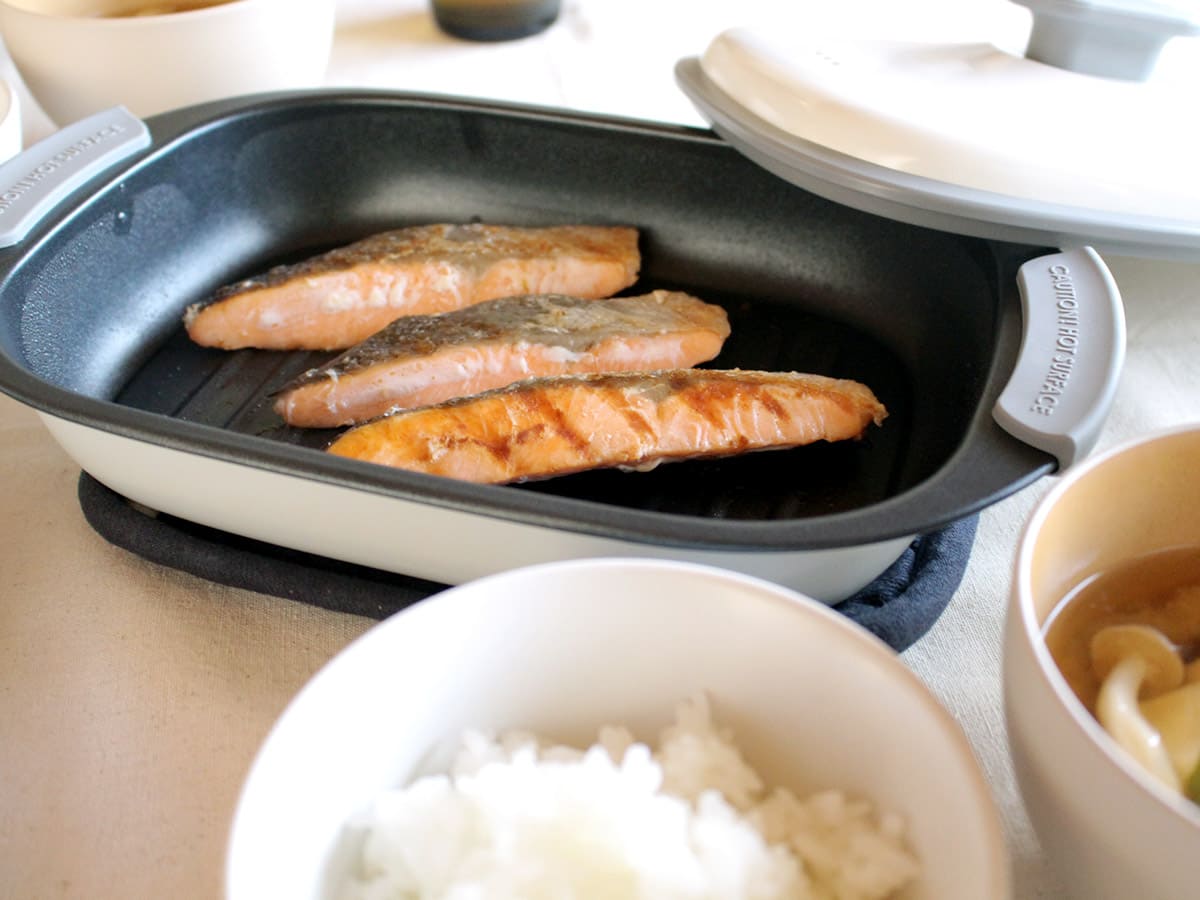 電子レンジで焼き目がつく レンジグリル レクタングル/copan コパン