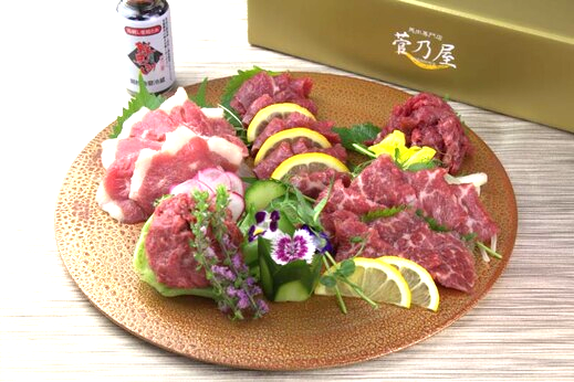スライス6種バラエティーセット(馬刺し)/菅乃屋