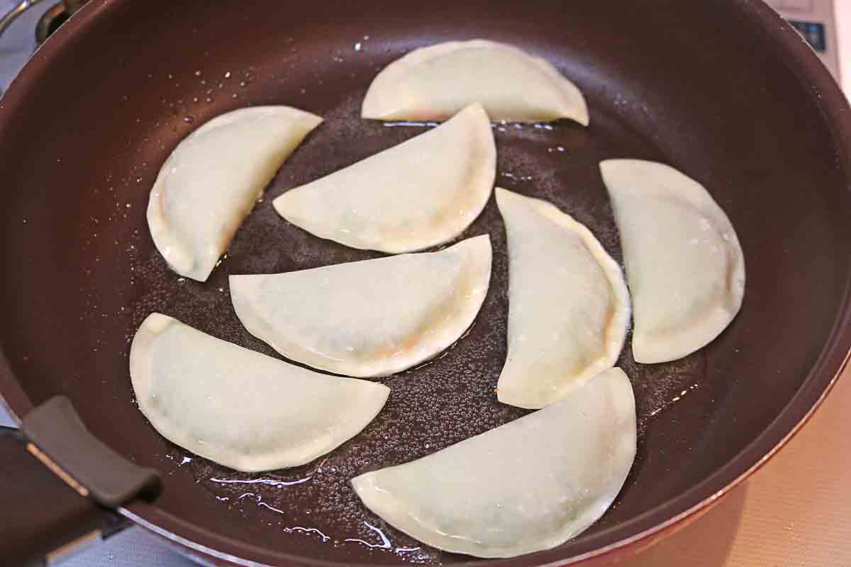 レンコン明太子餃子11