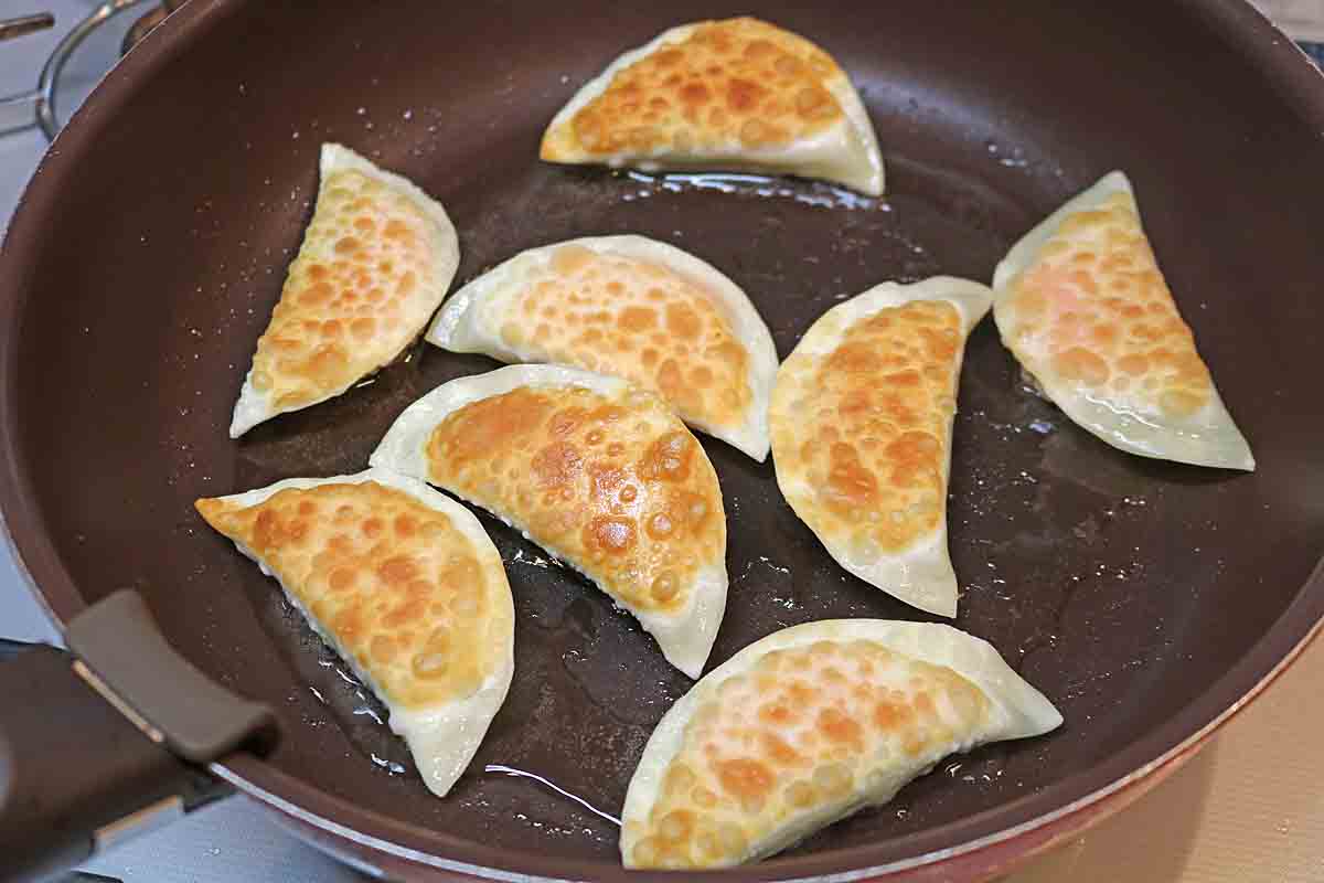 レンコン明太子餃子7