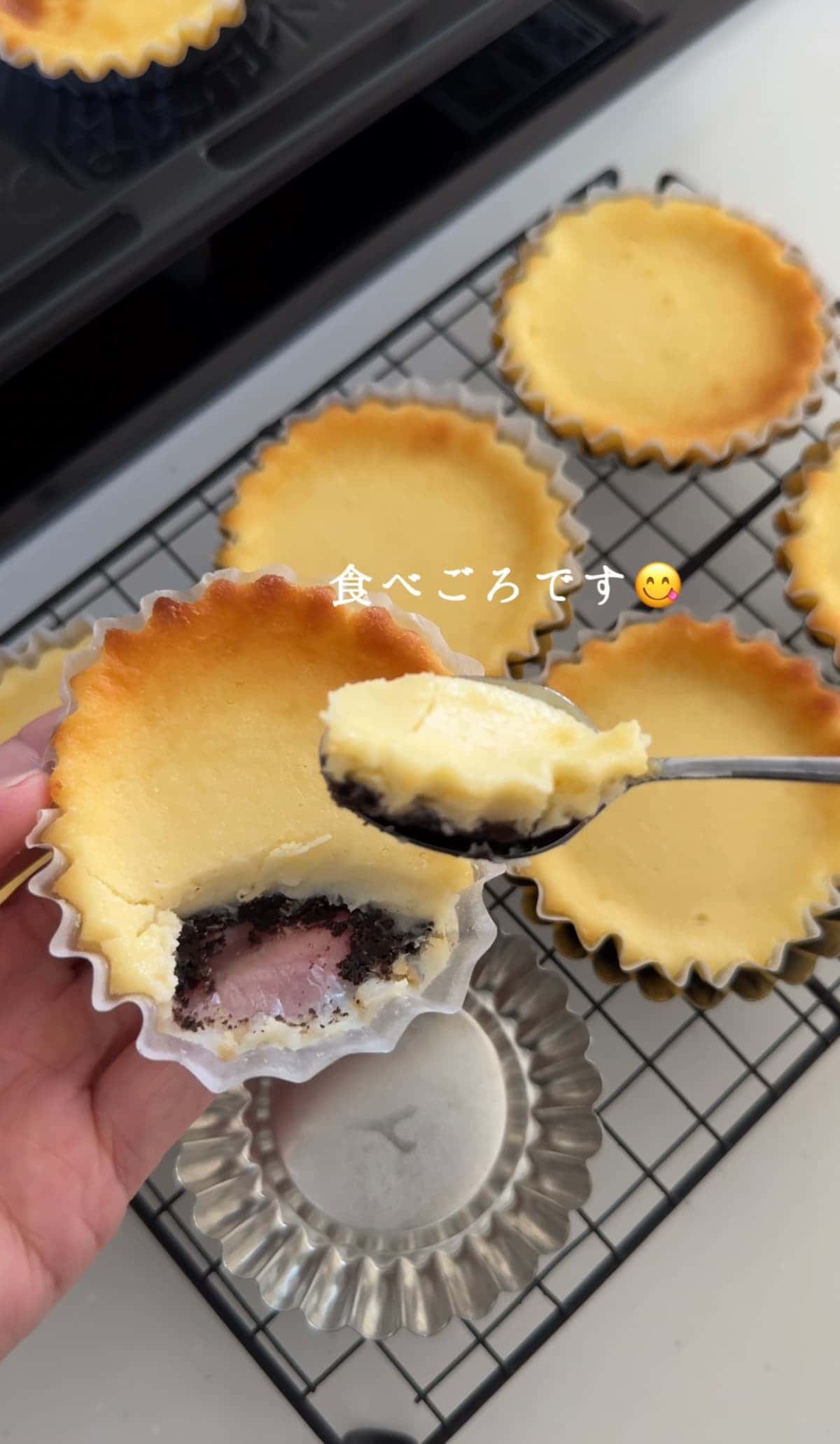 食べきりサイズがちょうどいい♪「おひとりさまベイクドチーズケーキ」