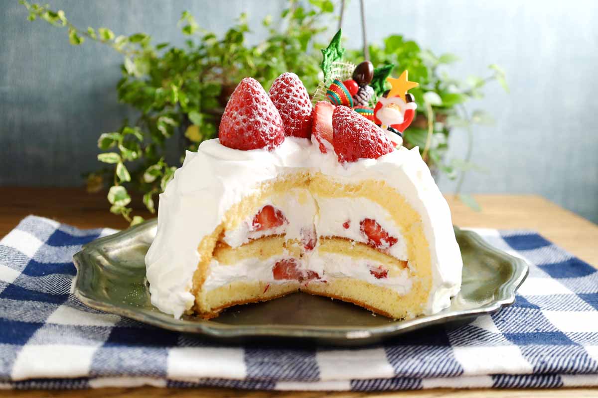 「スノードームケーキ」の作り方【クリスマス】