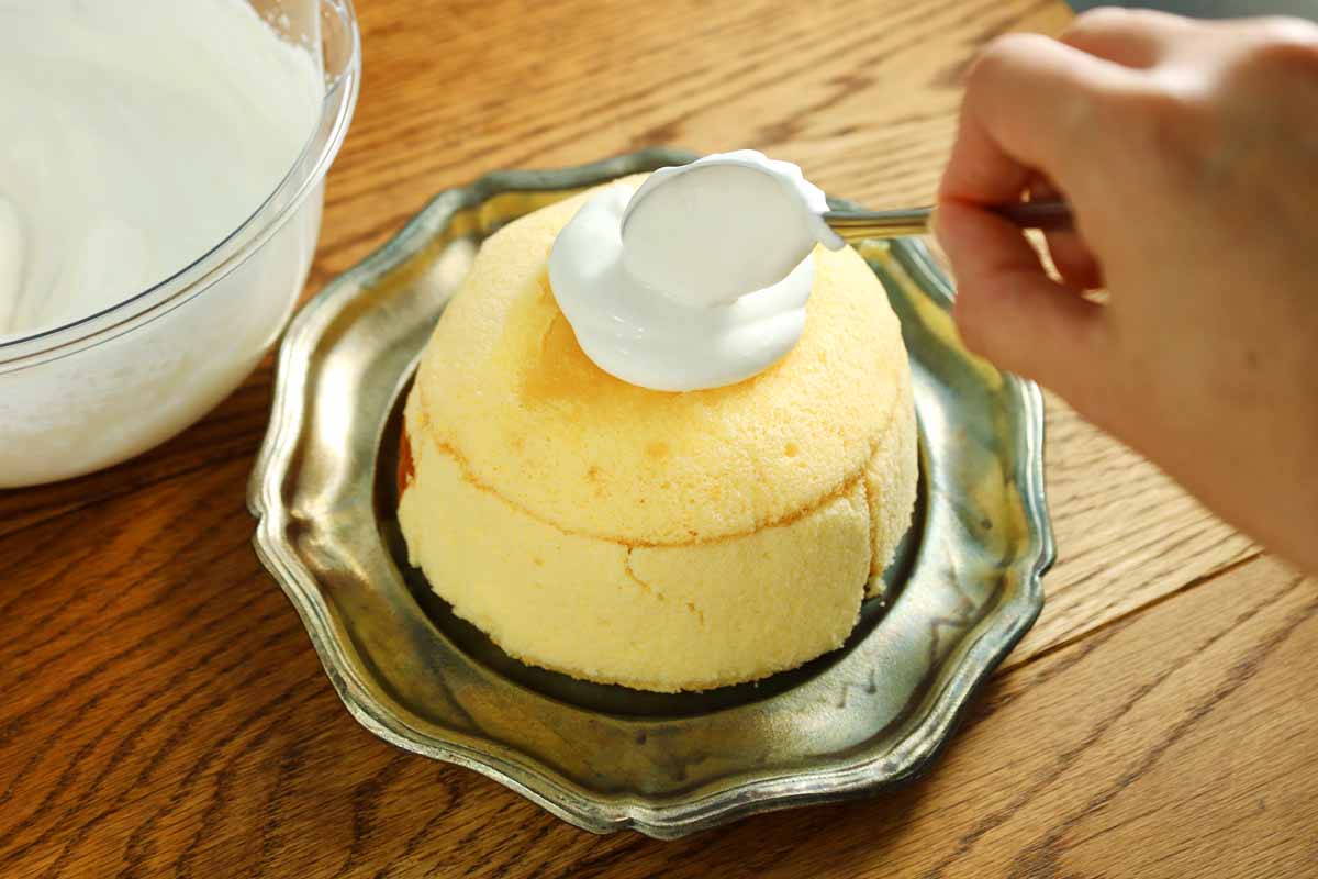 「スノードームケーキ」の作り方【クリスマス】