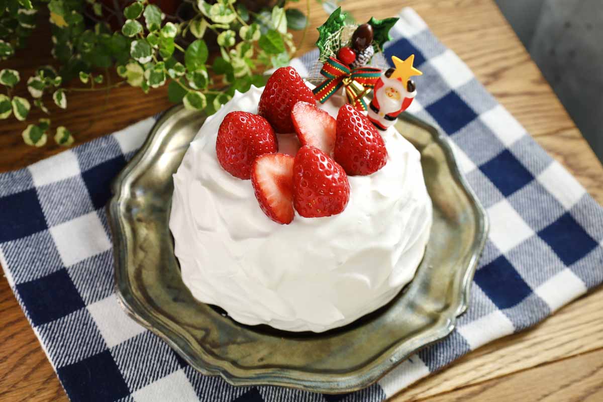 「スノードームケーキ」の作り方【クリスマス】
