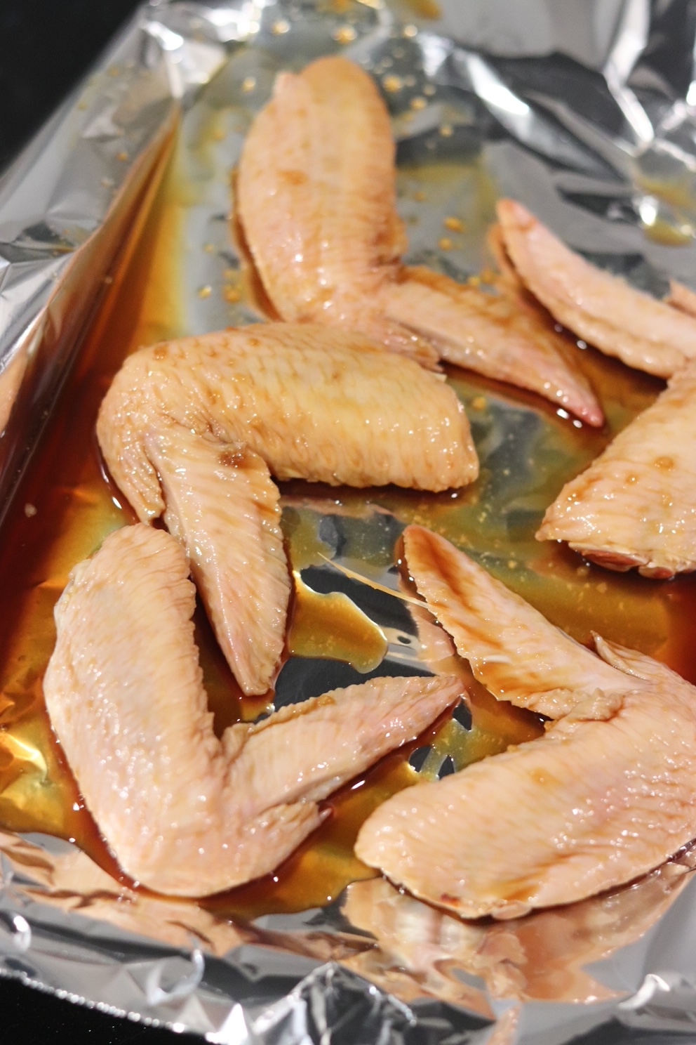 「手羽先のにんにく醤油グリル」レシピ