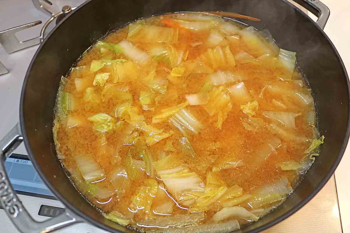 豚味噌鍋4
