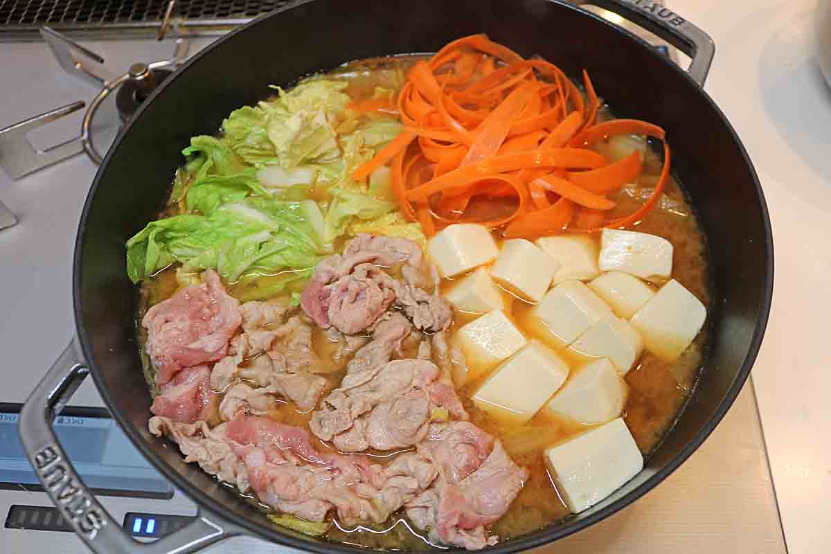 豚味噌鍋3