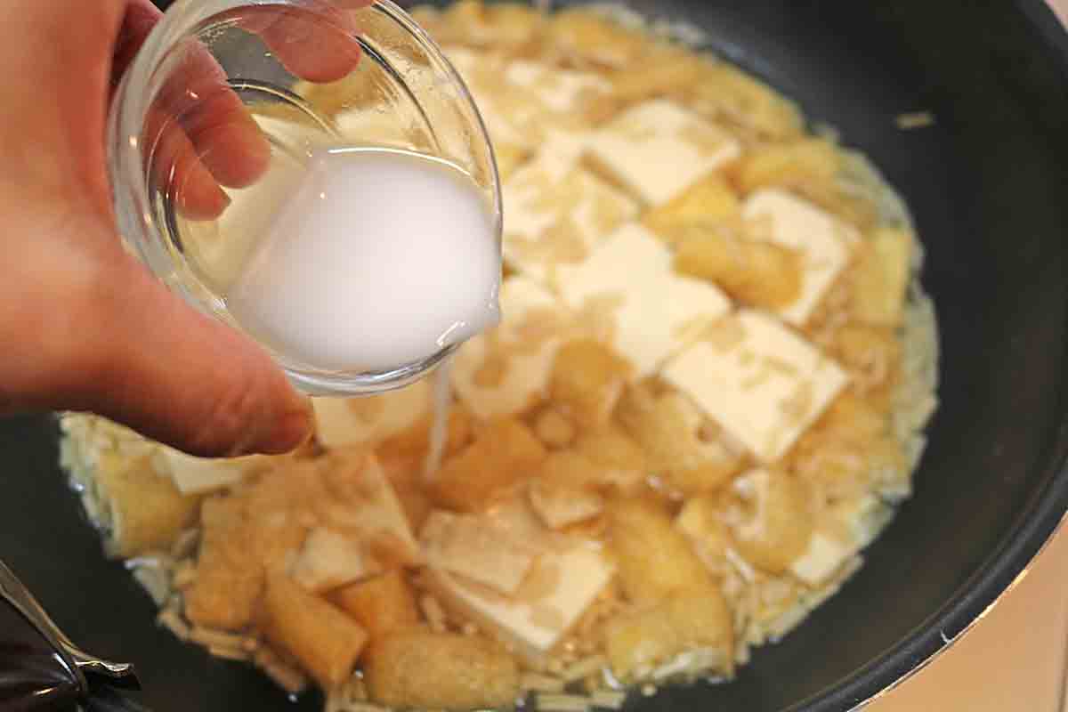 豆腐の卵とじ6