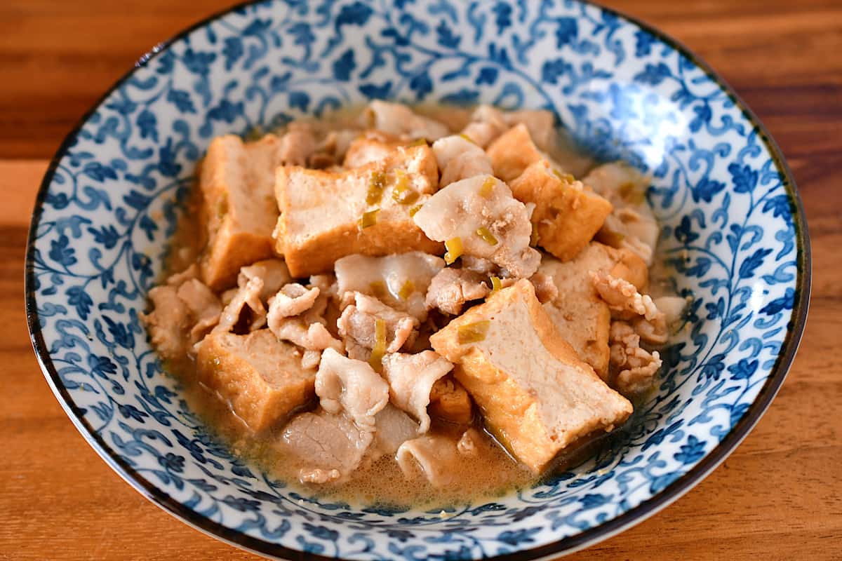 ねぎ味噌を使ったねぎ味噌煮