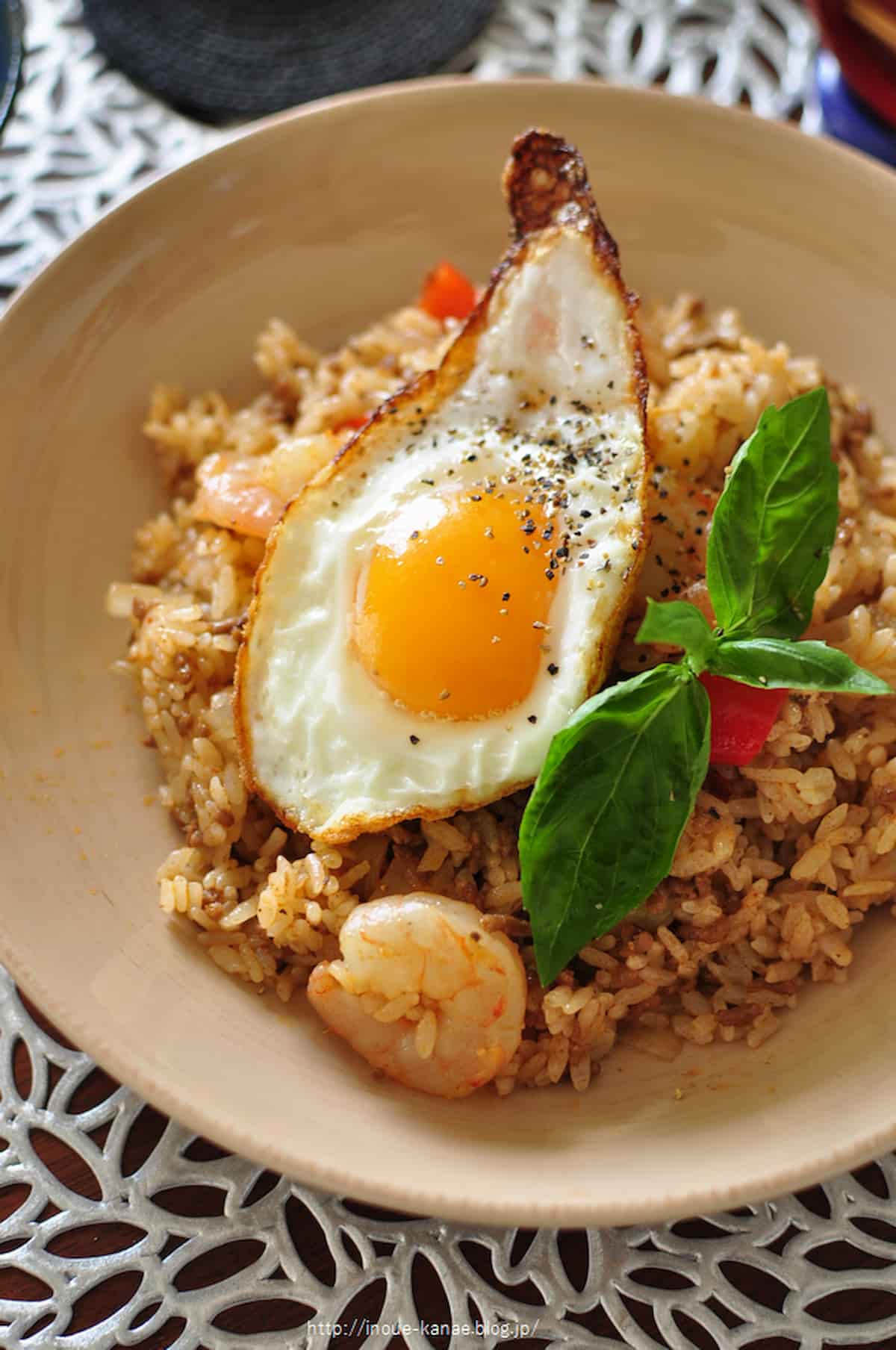 白いご飯に混ぜるだけ！「混ぜごはん風ナシゴレン」レシピ