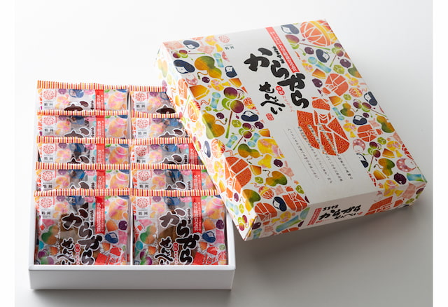 からからせんべい（10個入り化粧箱）
