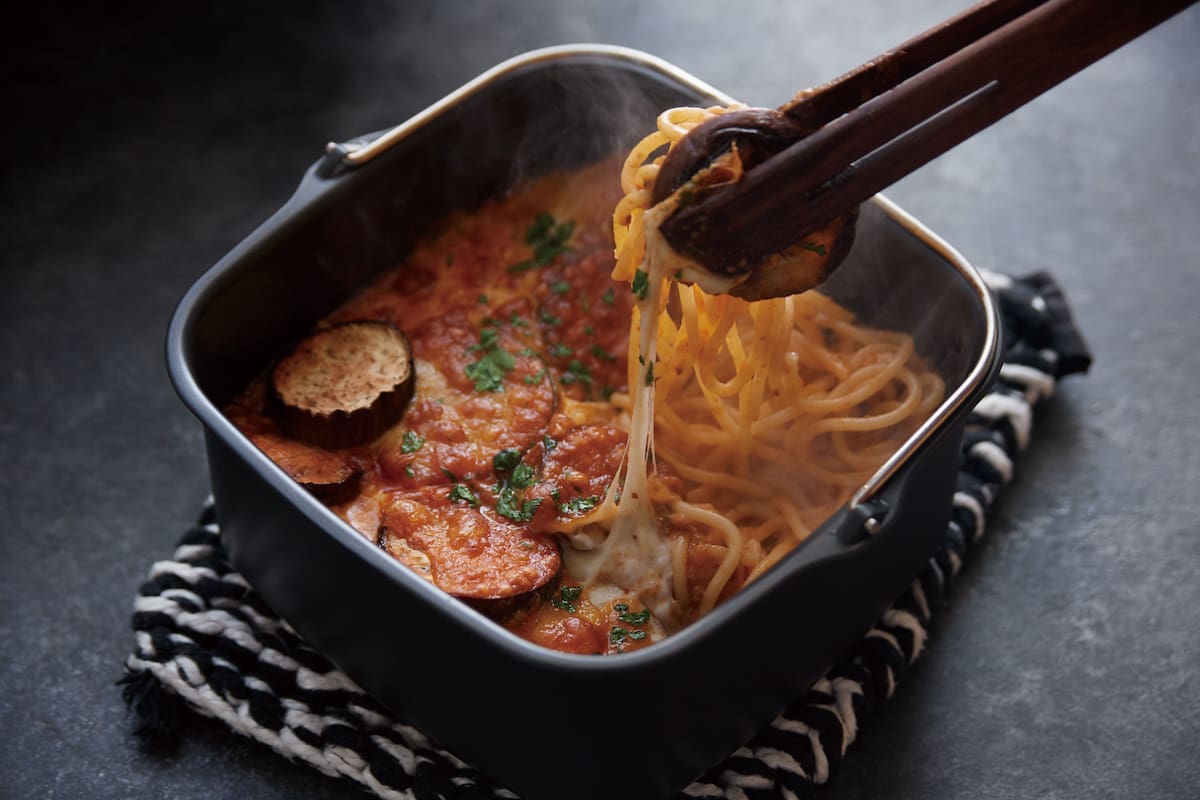 レコルト ハイスチームエアーオーブン パスタ