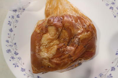 鶏もも肉のバーベキュー焼き