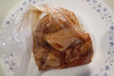 鶏もも肉のバーベキュー焼き