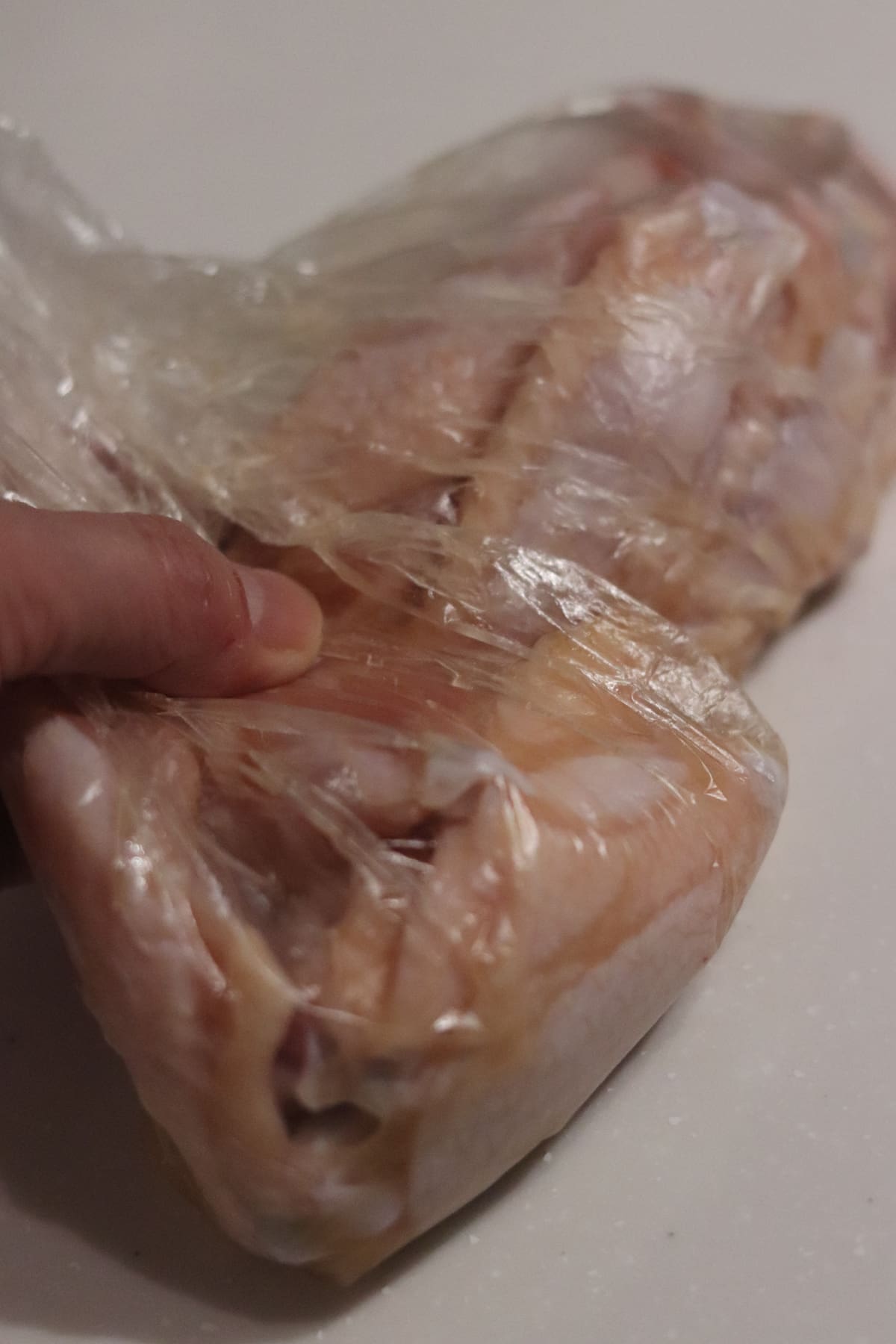鶏手羽中の塩グリル焼き（工程1）