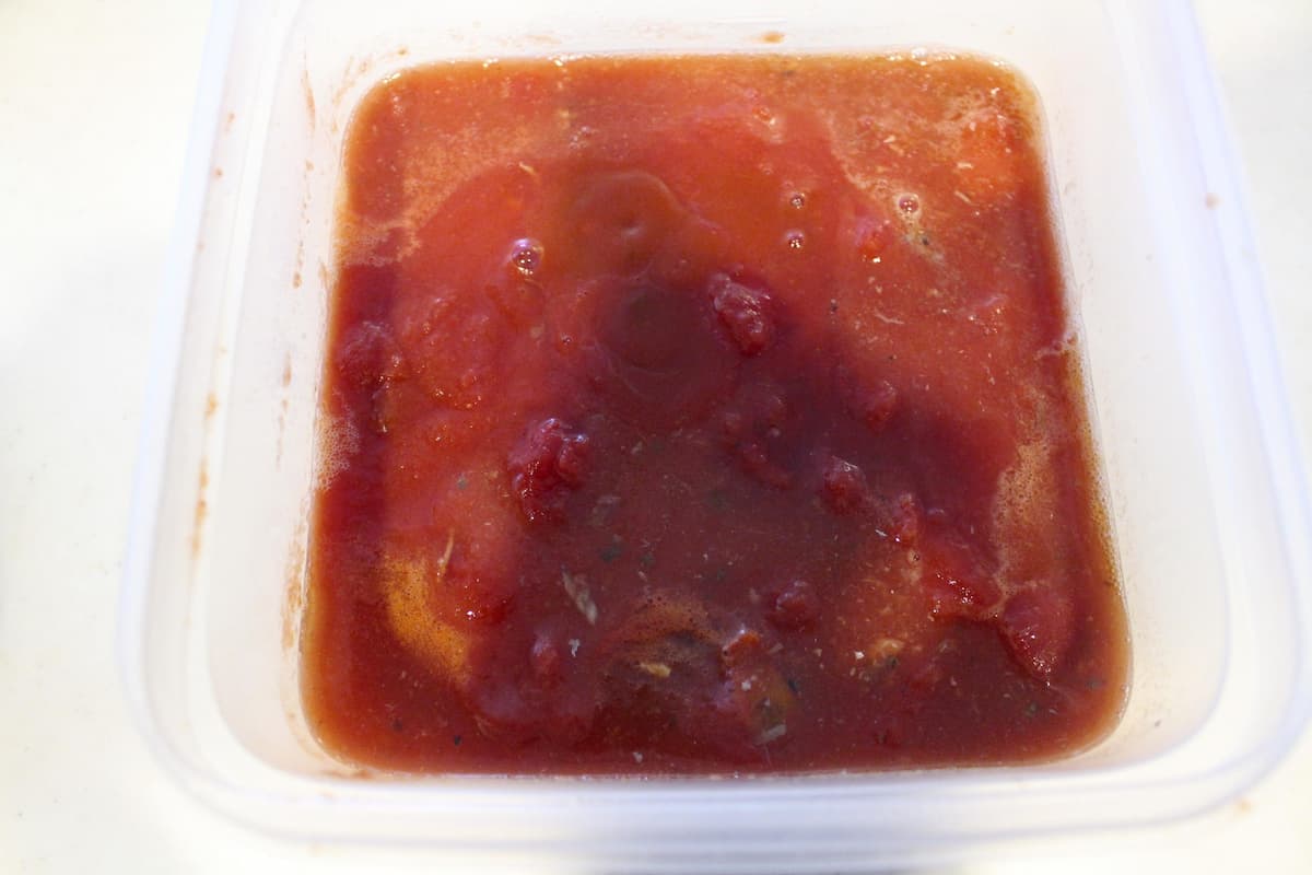 無水さばトマトカレー
