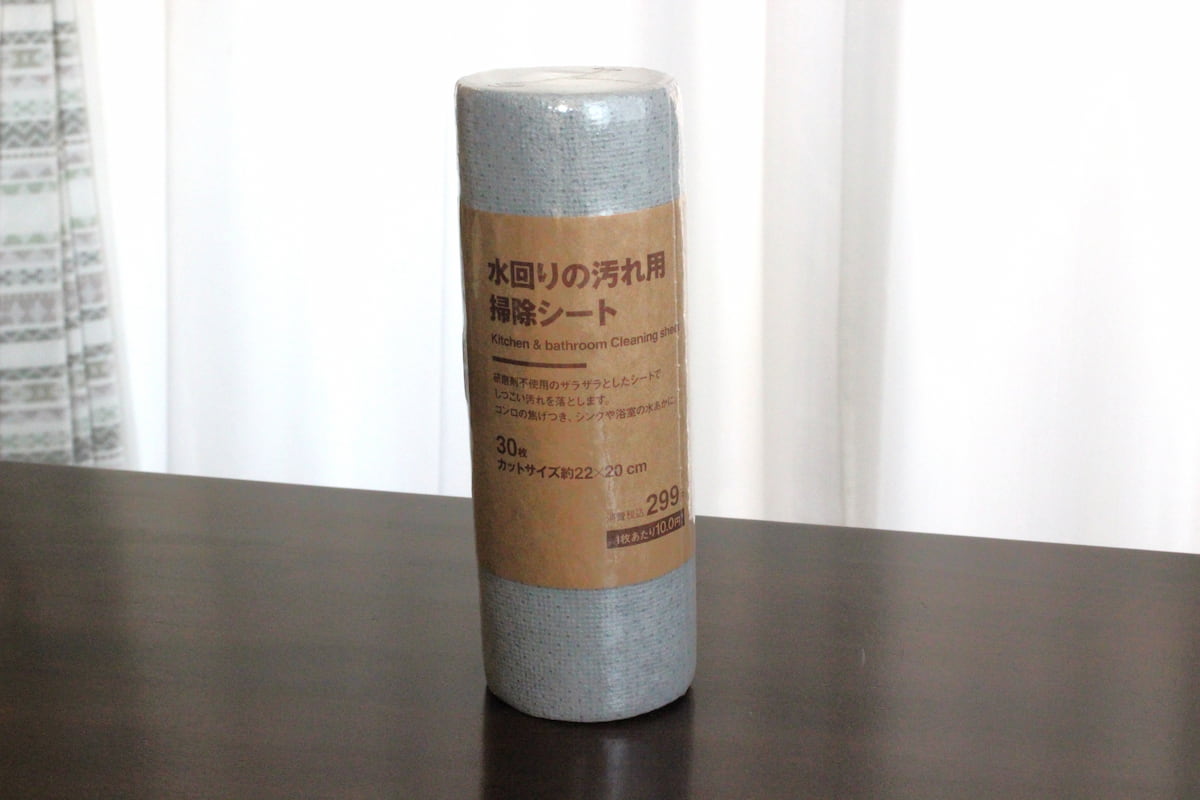 無印良品「水回りの汚れ用掃除シート」3