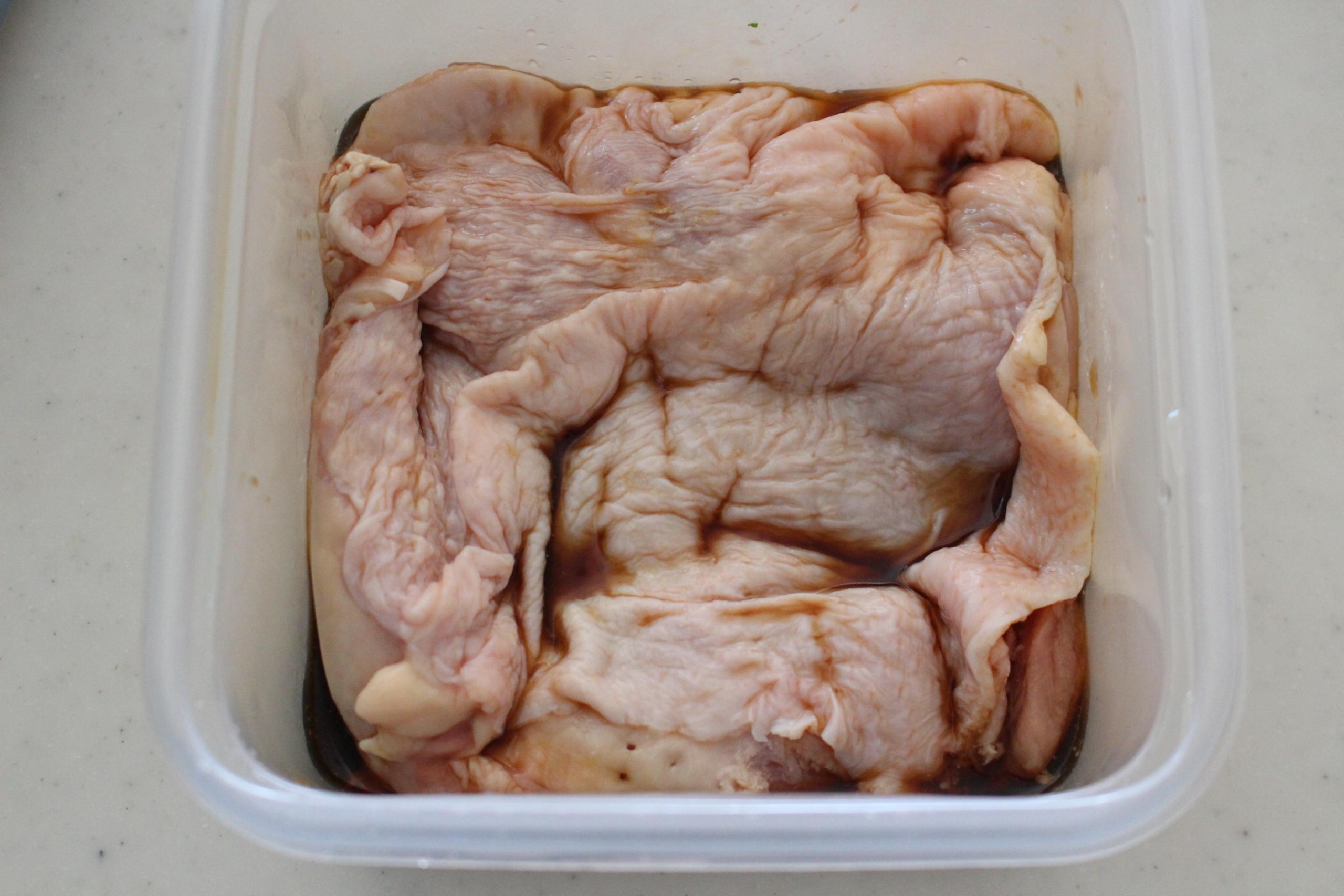 鶏もも肉のポン酢めんつゆ煮