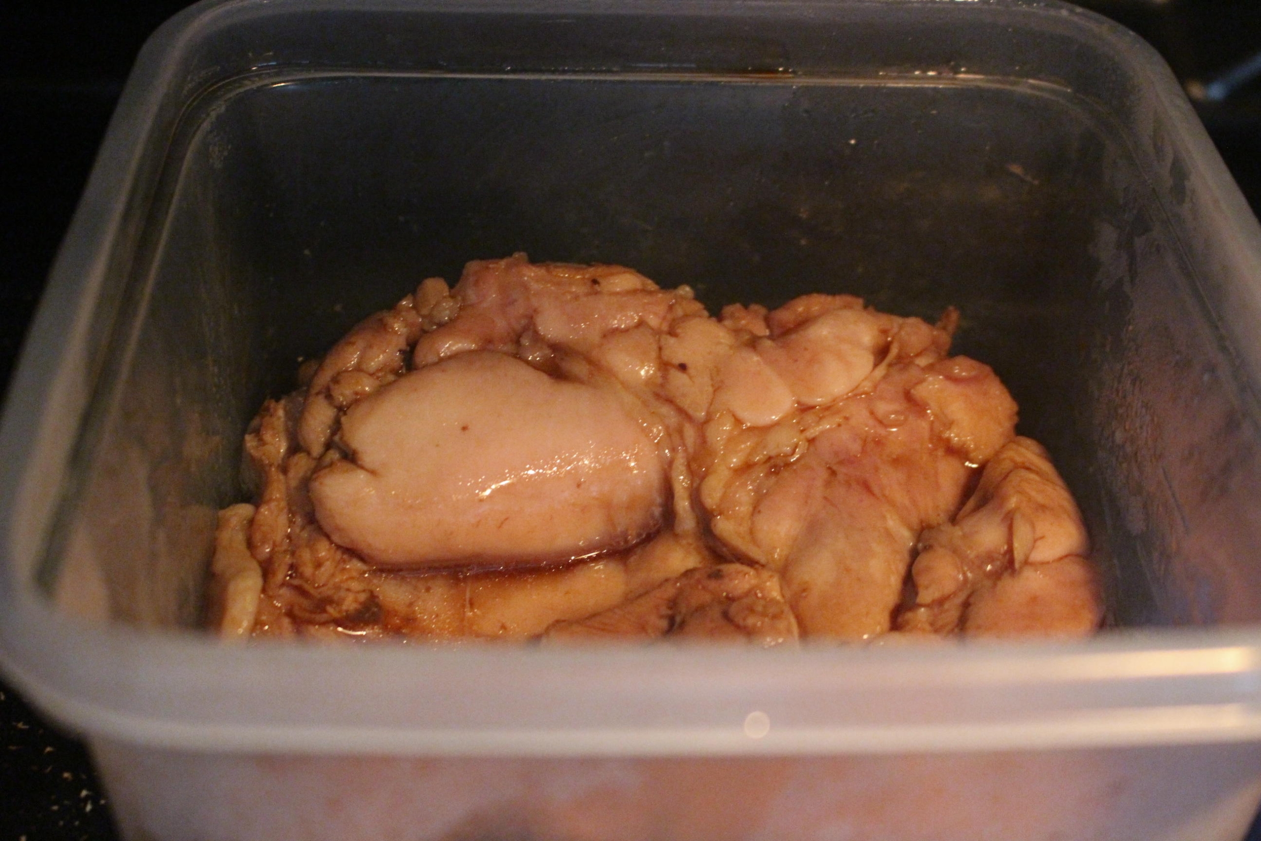 鶏もも肉のポン酢めんつゆ煮