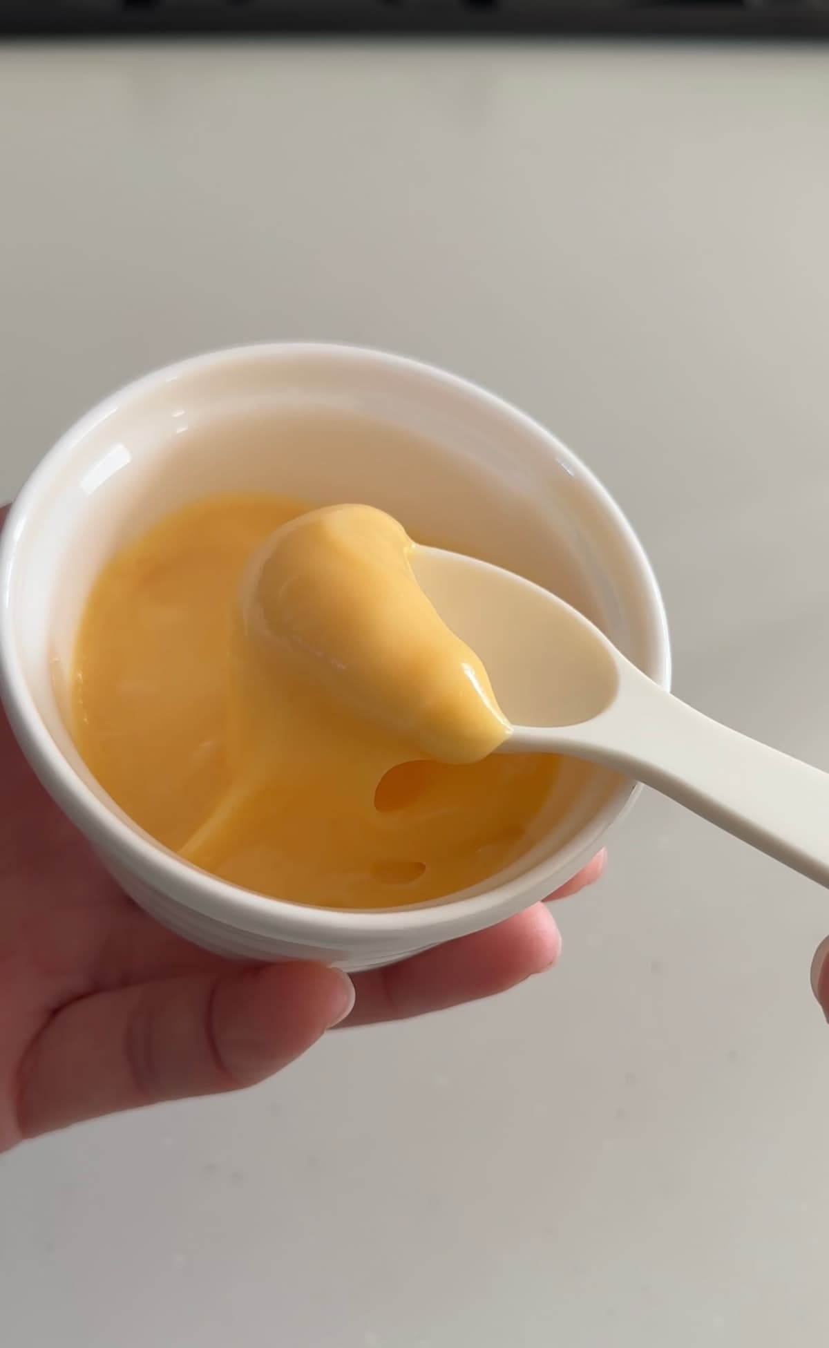 レンジでちょっとだけカスタード