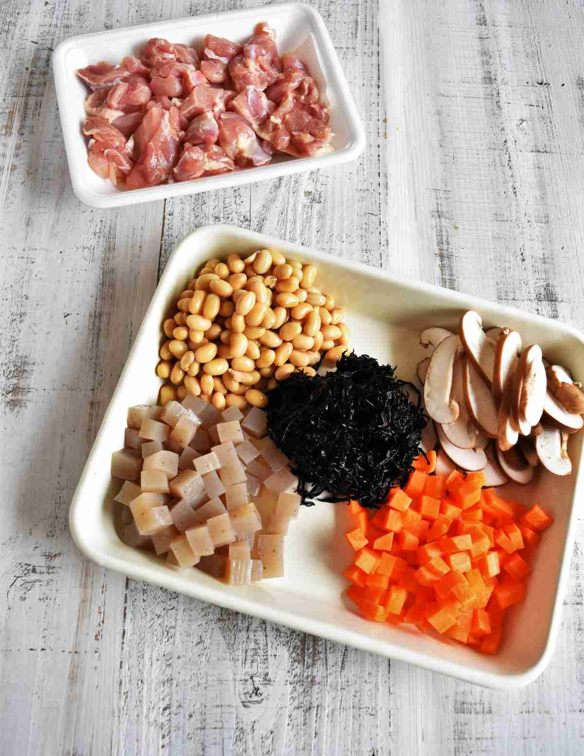 ほっこり 鶏肉の五目煮