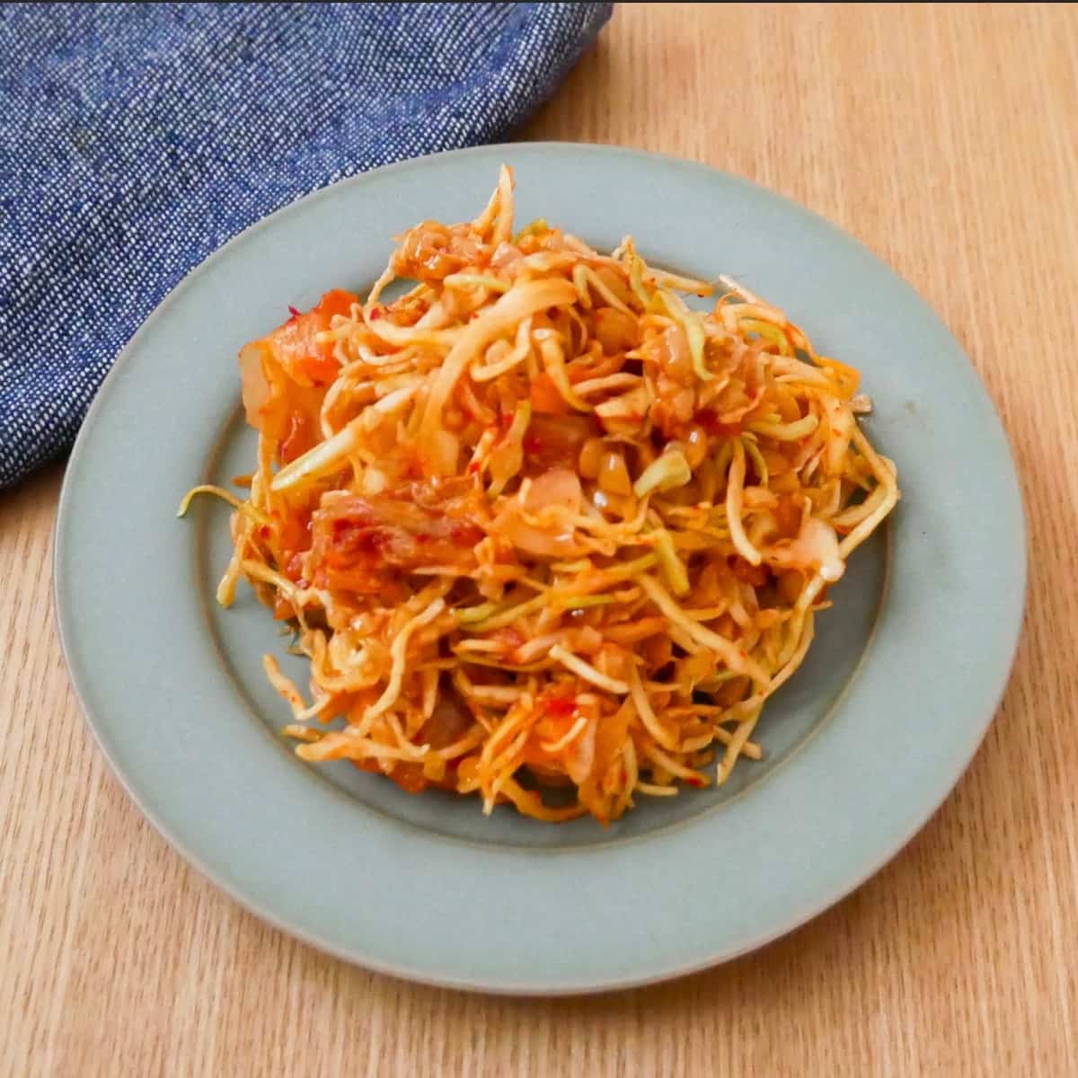 キャベツ納豆サラダ完成2