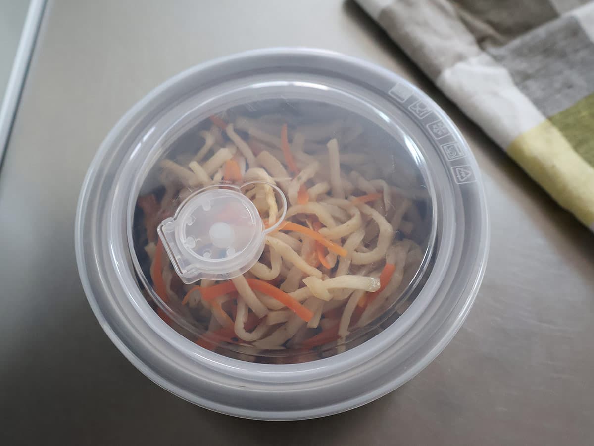bon moment 食卓でも使える 蓋つき保存容器 3サイズセット/ボンモマン